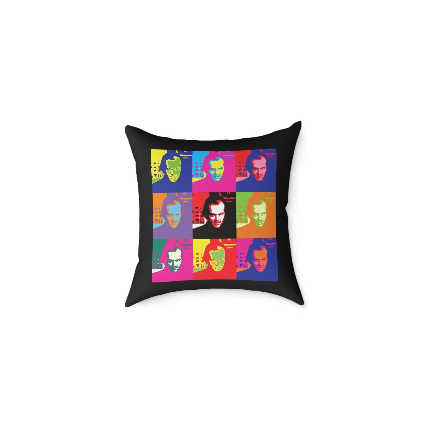 Pop Art Jack Torrance Square Poly Canvas Pillows