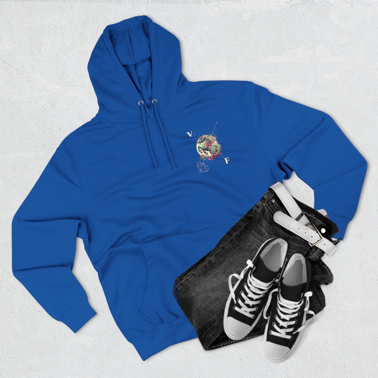 Vintage Fantasy Kirin Edition Lux Fleece Hoodie