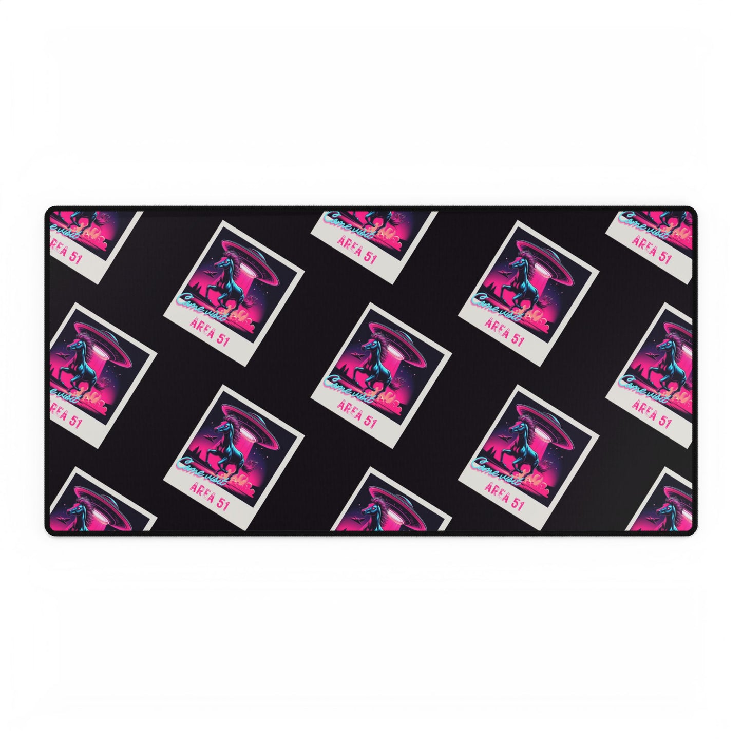 Area 51 Tourism Polaroid Poster Desk Mat