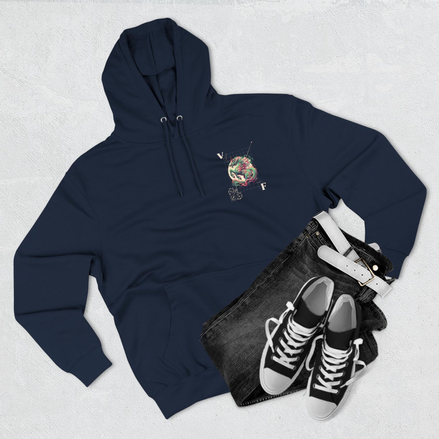 Vintage Fantasy Kirin Edition Lux Fleece Hoodie
