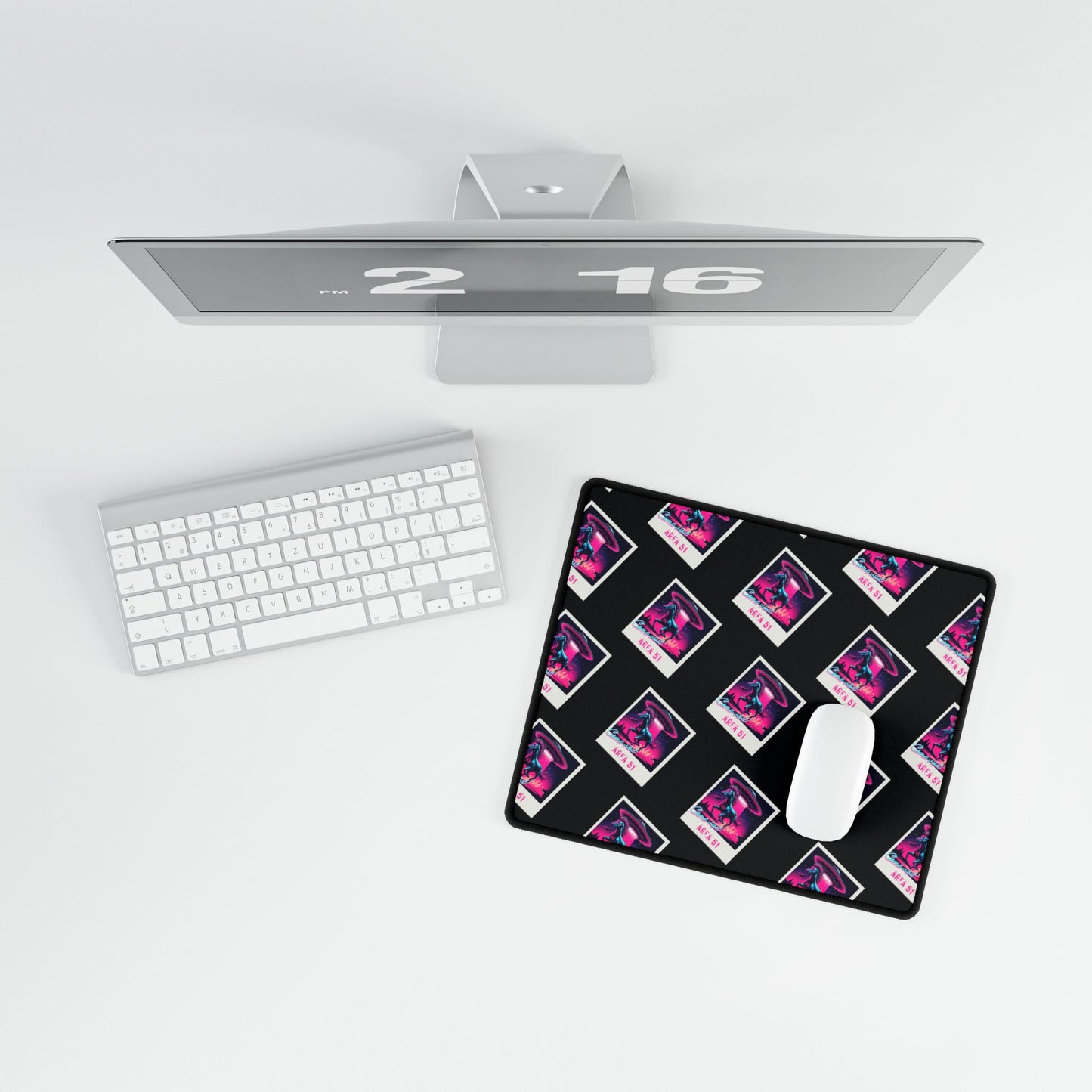 Area 51 Tourism Polaroid Poster Desk Mat