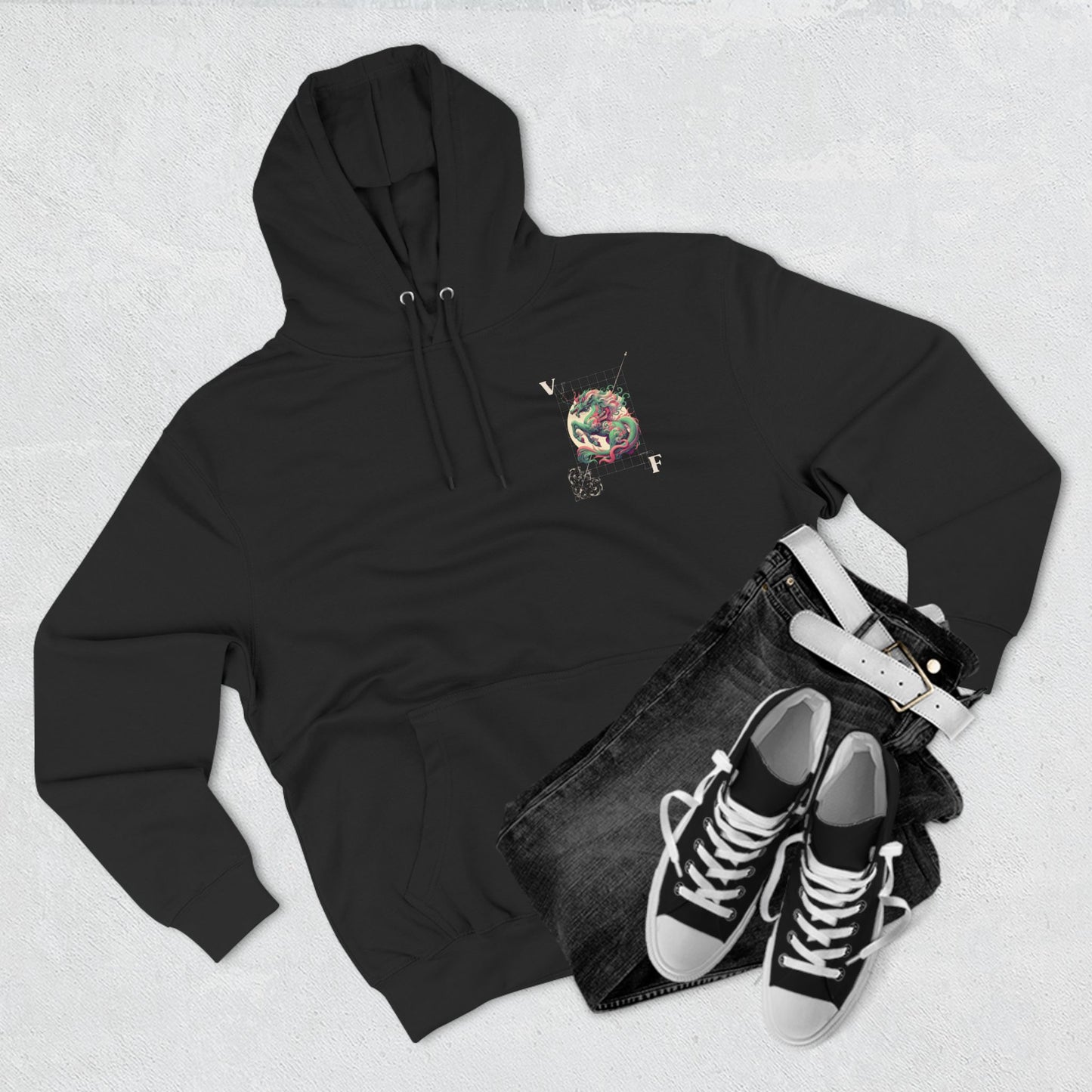Vintage Fantasy Kirin Edition Lux Fleece Hoodie