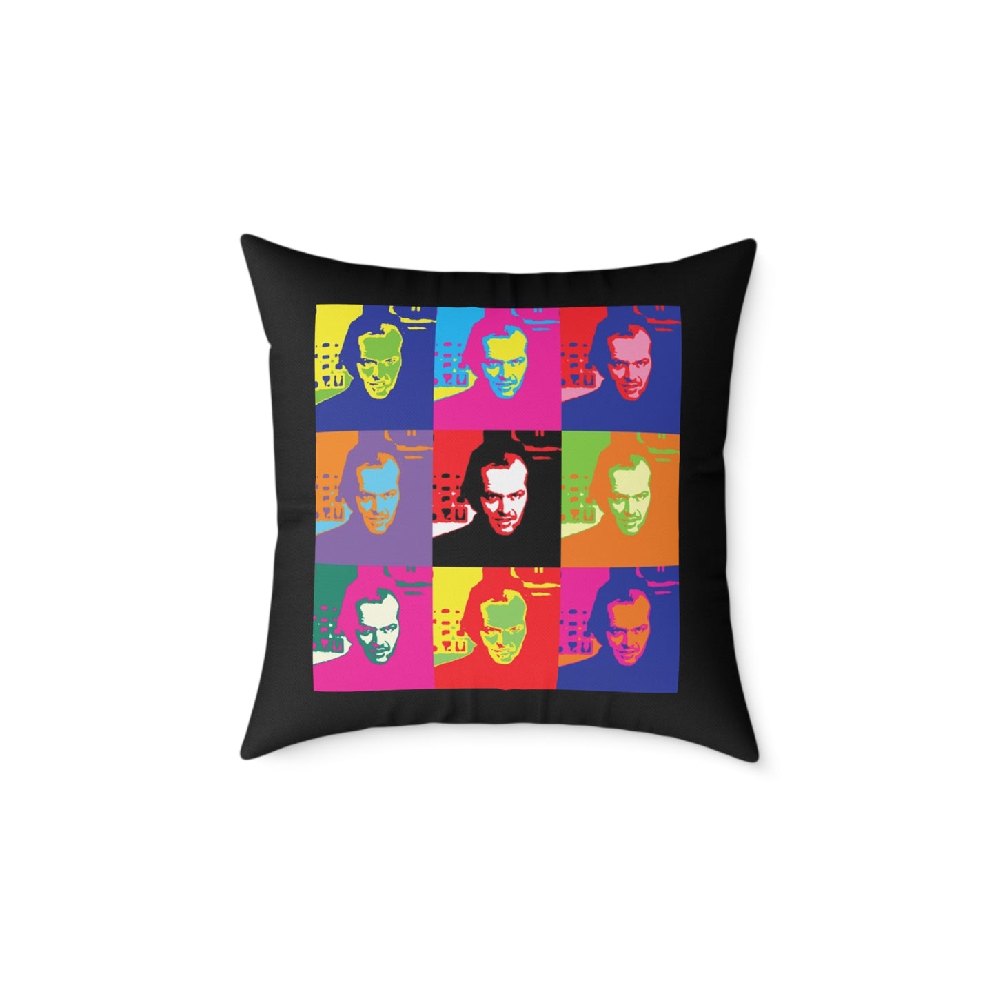 Pop Art Jack Torrance Square Poly Canvas Pillows