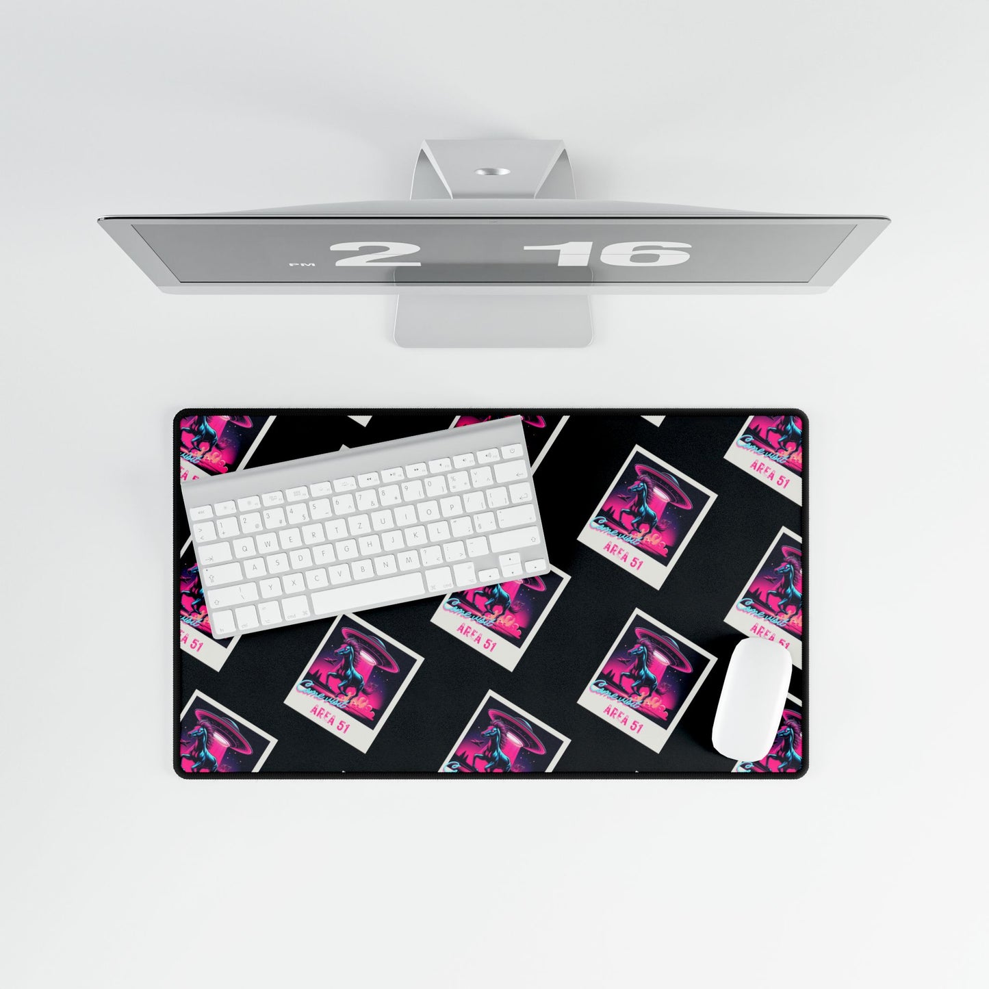 Area 51 Tourism Polaroid Poster Desk Mat
