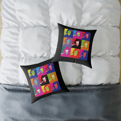 Pop Art Jack Torrance Square Poly Canvas Pillows