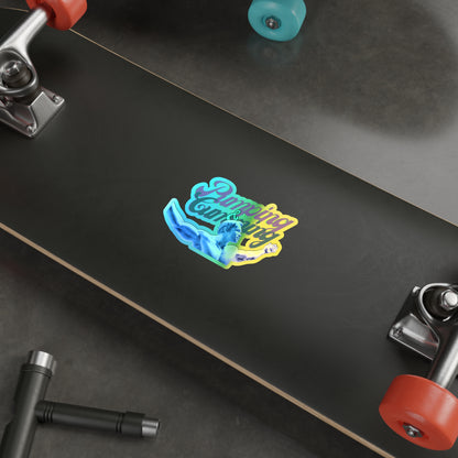 Get Pumped Holographic Die-cut Stickers