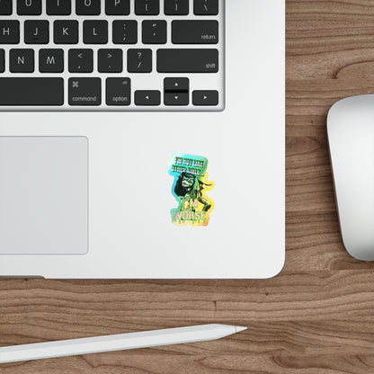 Not Like Other Girls Greta Gremlin Holographic Sticker