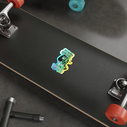 Not Like Other Girls Greta Gremlin Holographic Sticker