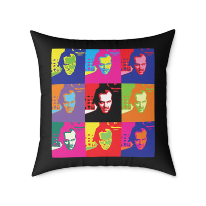 Pop Art Jack Torrance Square Poly Canvas Pillows