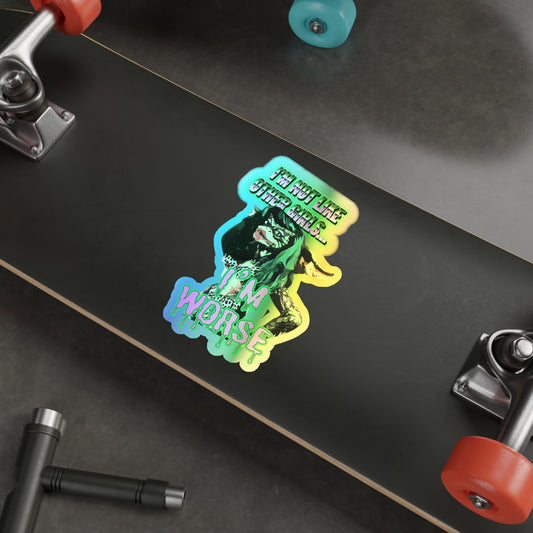 Not Like Other Girls Greta Gremlin Holographic Sticker